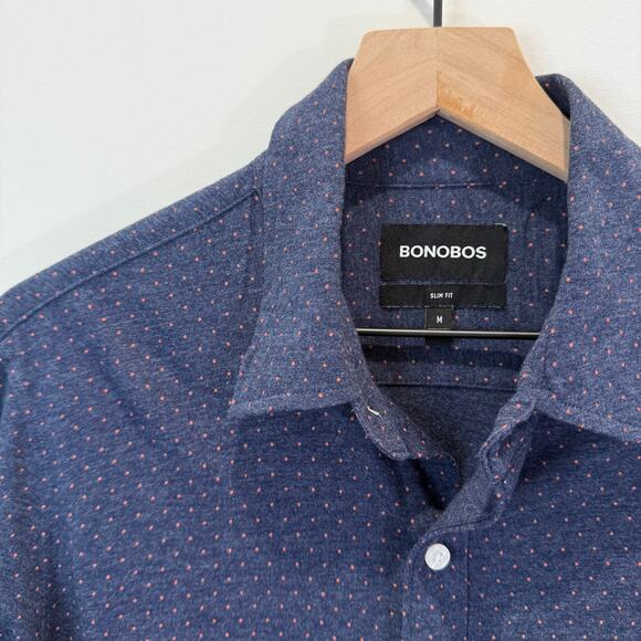 Bonobos Button Down Shirts Men's Medium Slim Fit Bundle of 2 Comfy Stretch Soft - Picture 14 of 16
